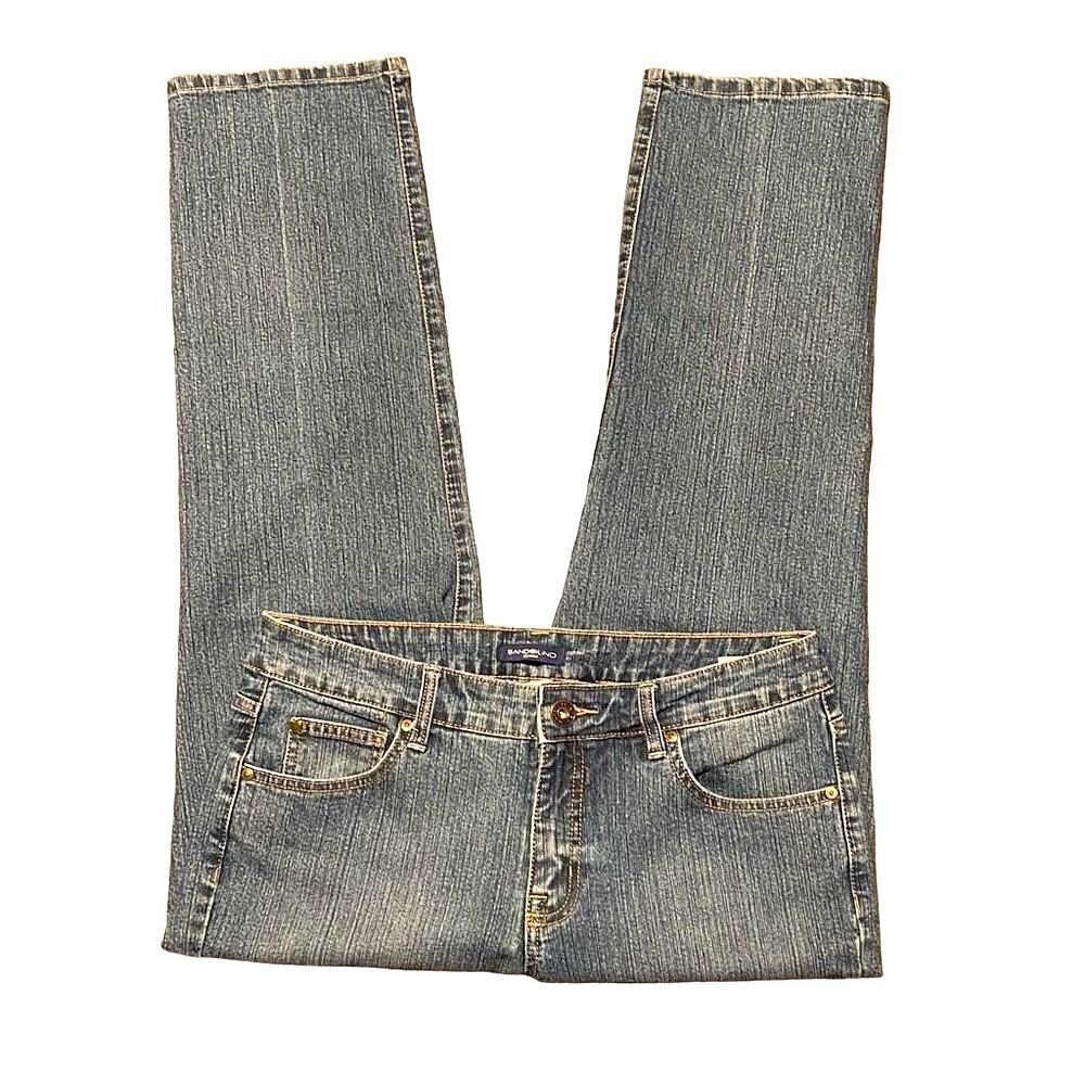 Bandolino Mandie five pocket style straight leg jeans size 12 Short